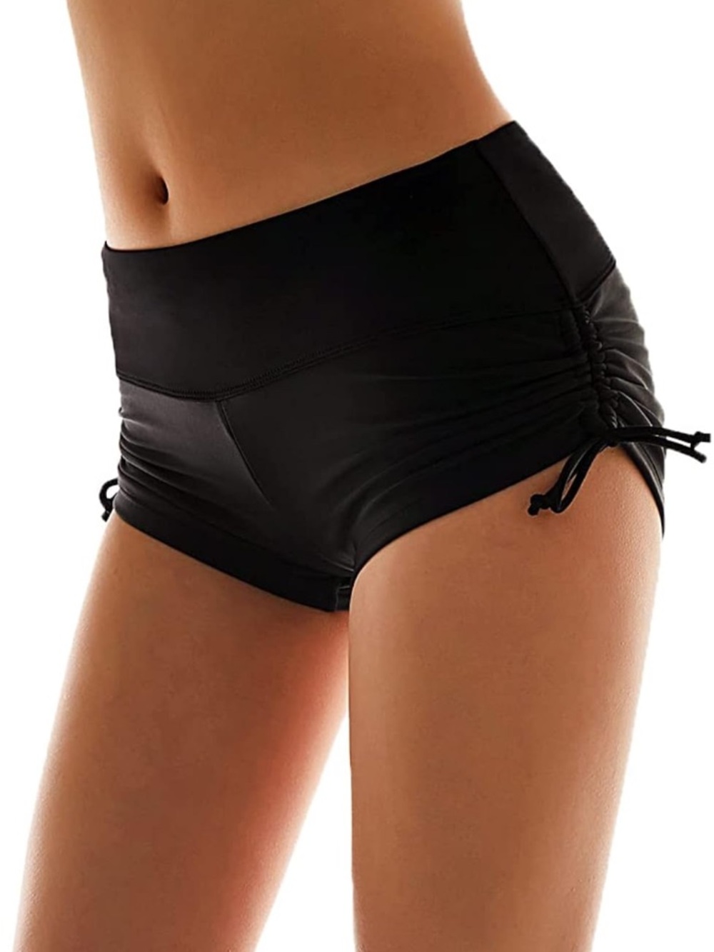 NWT Micosuza Classical Women Swim Boardshorts Beach Bottoms W Adjustable Ties XL